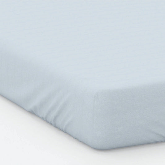 200 Thread Count Cotton Percale Fitted Bed Sheet Duck Egg