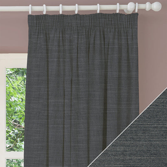 Dalton Charcoal Made to Measure Curtains