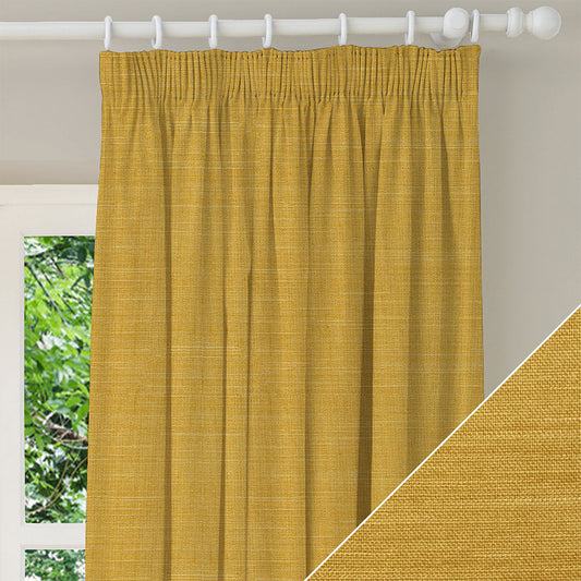Dalton Yellow Made to Measure Curtains