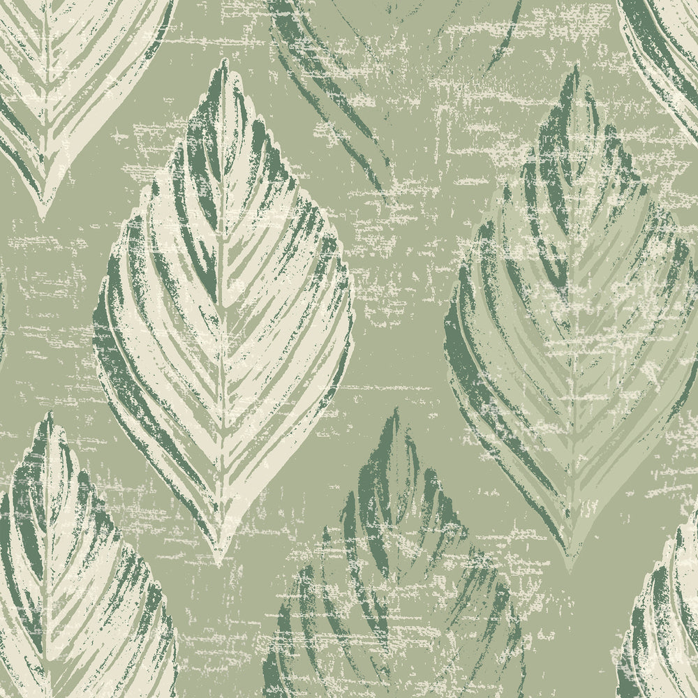 Feuille Sage Floral Made to Measure Curtains