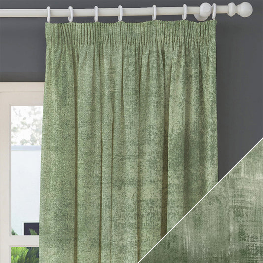 Heritage Green Made to Measure Curtains