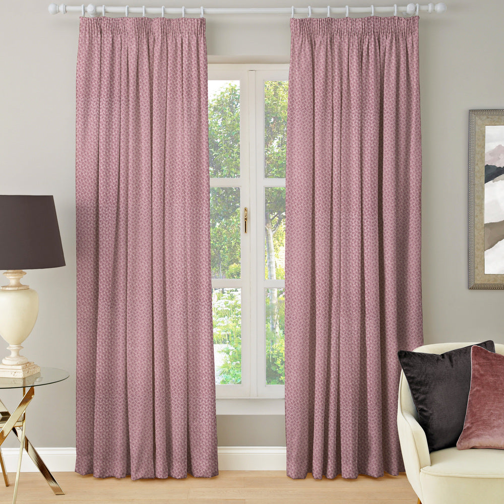 Origami Plum Made to Measure Curtains