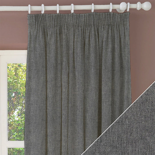 Oslo Carbon Made to Measure Curtains