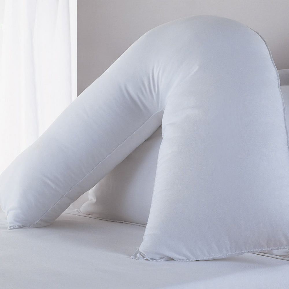 V-Shaped Pillow White