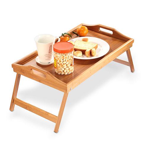 Bamboo Folding Bed Tray Table