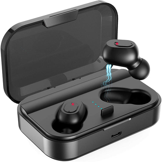 Bluetooth 5.0 Wireless Earbuds with 2000mAh Charging Case Stereo Headphones