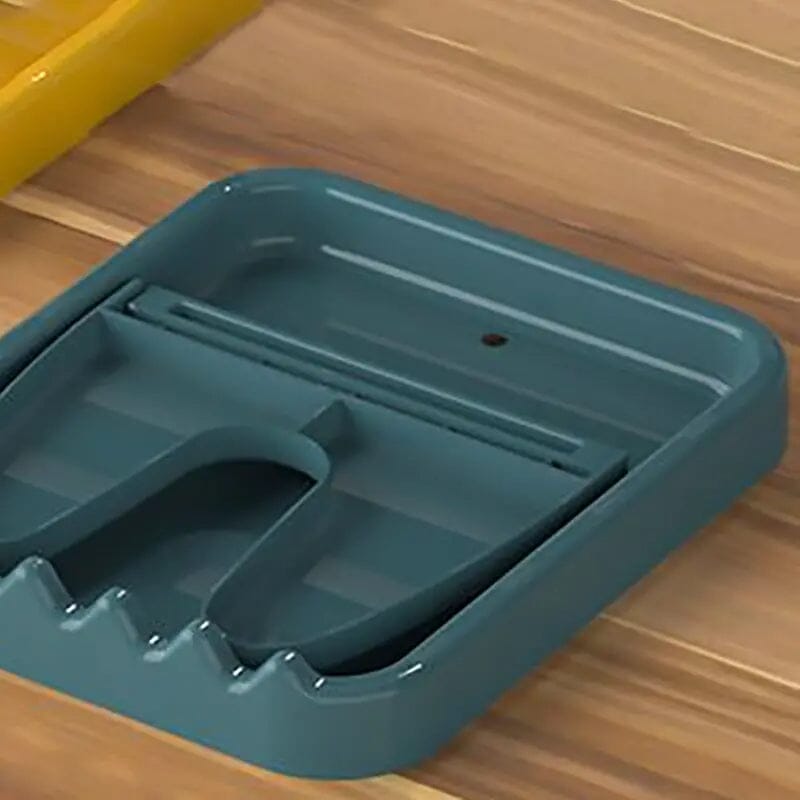 Foldable Pot Lid Rack Plastic Spoon Holder Stand Kitchen Supplies Organizer