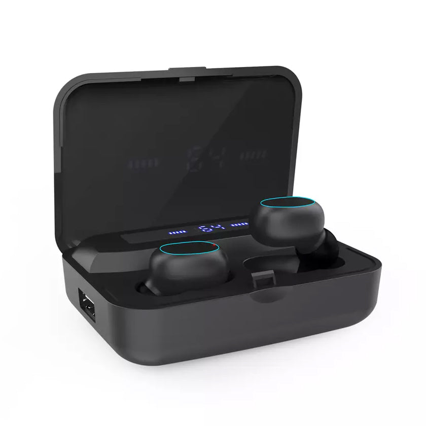 Laud Pro Buds True Wireless Bluetooth 5.2 Earbuds with Digital Power Display