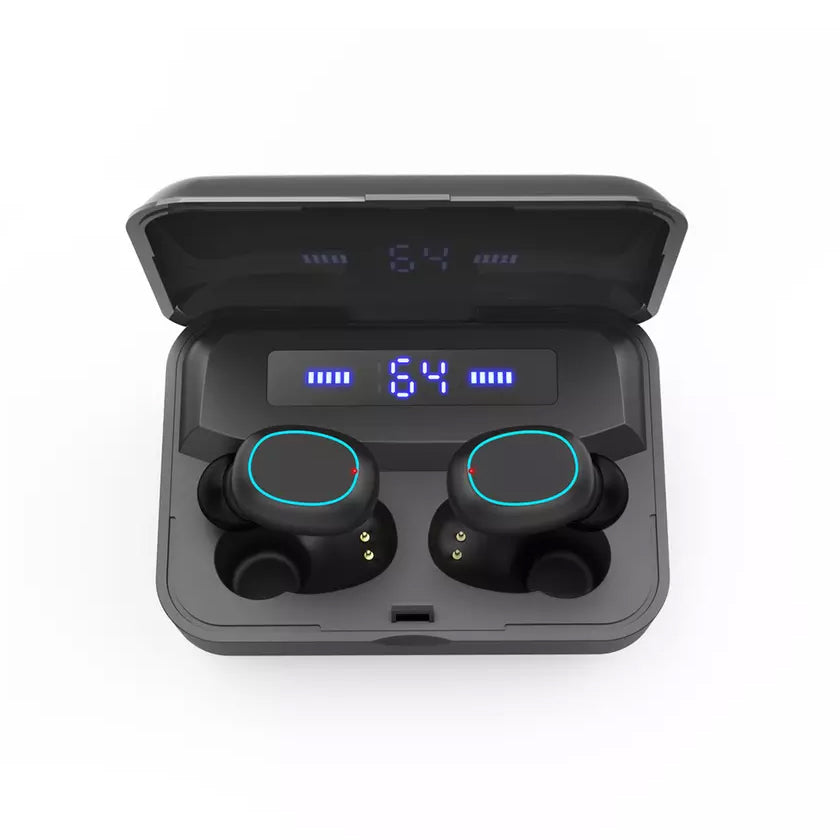 Laud Pro Buds True Wireless Bluetooth 5.2 Earbuds with Digital Power Display