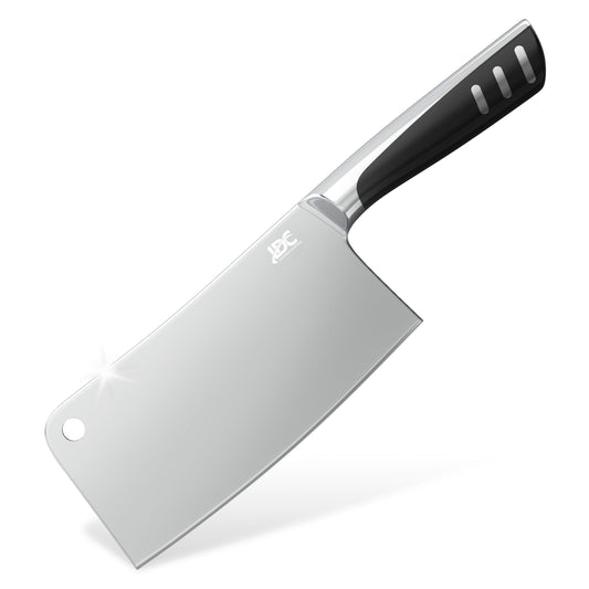 Lux Decor Collection Meat Cleaver 7 Inch Sharp Butcher Knife Heavy Futy Chopper