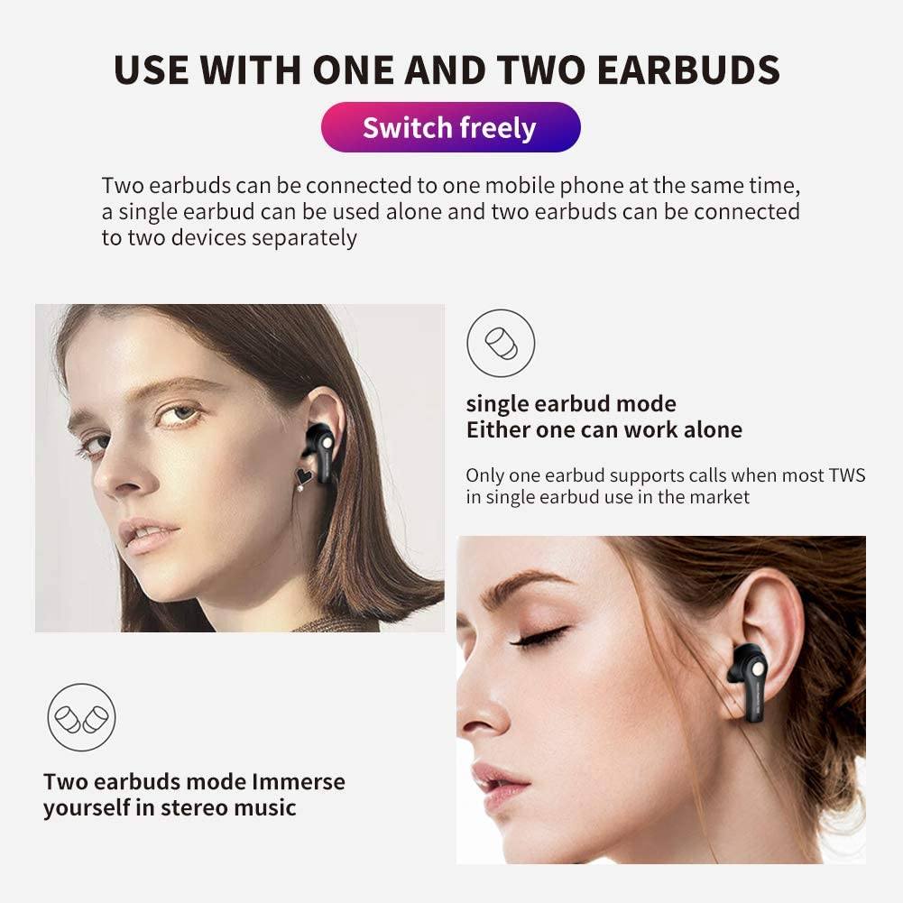 New Graffiti Wireless Earbuds Bluetooth 5.0 Earphones