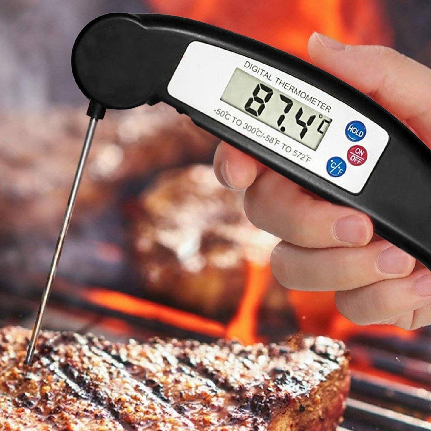 ProThermo Instant-Read Digital Meat Thermometer