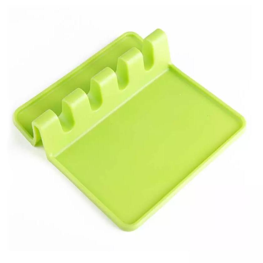 Silicone Spoon Rest with Drip Pad