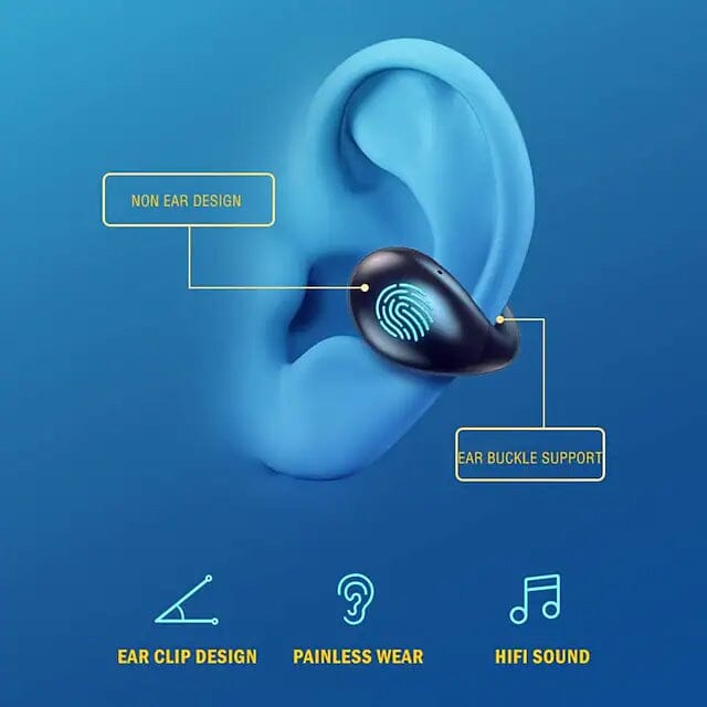 Wireless Bluetooth 5.0 Headphones Sports Ear Clips
