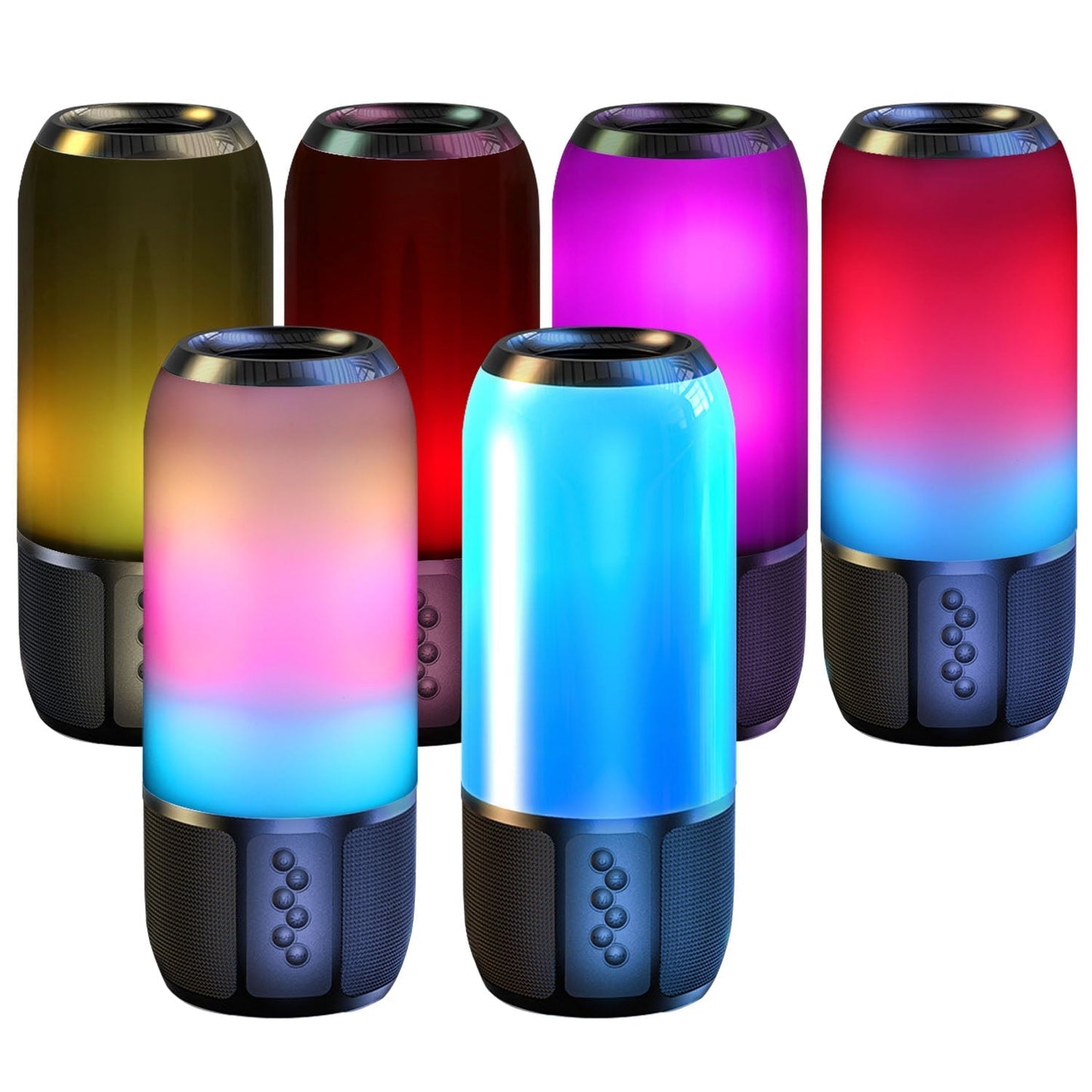 Wireless Portable Speaker with Color Changing Light